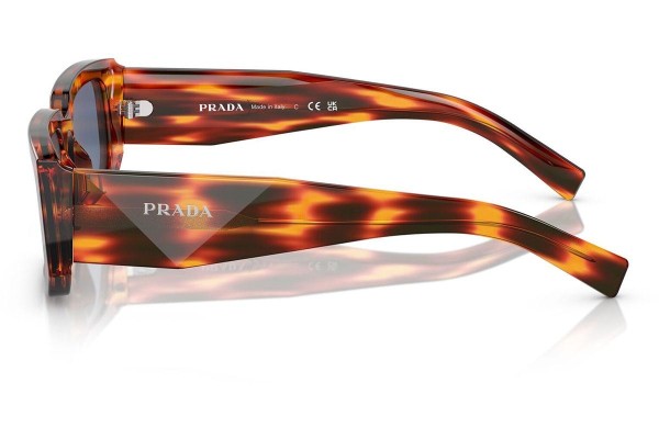 Ochelari de soare Prada PR06YS 17R06A Dreptunghiulari Havana