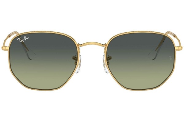 Ochelari de soare Ray-Ban Hexagonal RB3548 001/BH Pilot Aurii