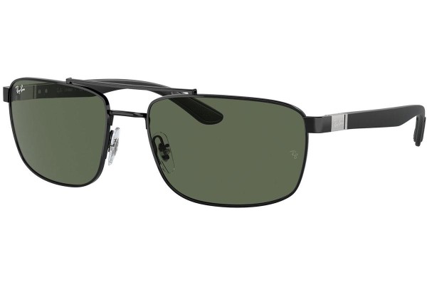 Ochelari de soare Ray-Ban RB3737 002/71 Dreptunghiulari Negri