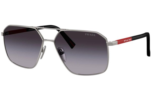 Ochelari de soare Prada Linea Rossa PSA50S 5AV09U Dreptunghiulari Gri