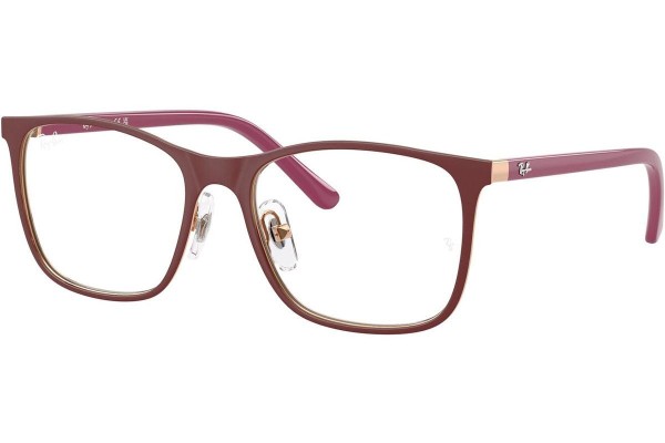 Ochelari Ray-Ban Junior RY9551V 4077 Pătrați Roșii