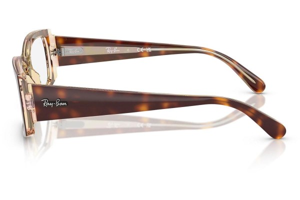 Ochelari Ray-Ban RX5434 8402 Pătrați Havana