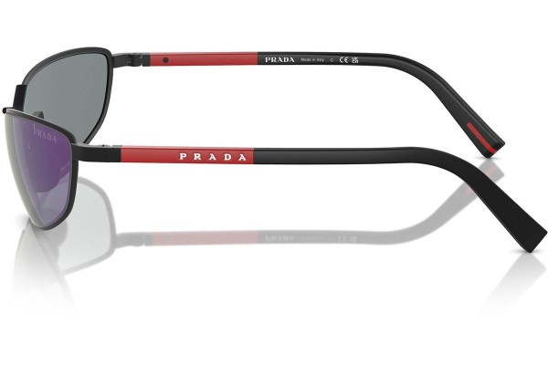 Ochelari de soare Prada Linea Rossa PS55ZS DG010J Ovali Negri