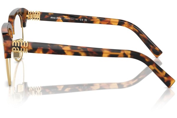 Ochelari de soare Miu Miu MU09ZS 19P08N Browline Havana