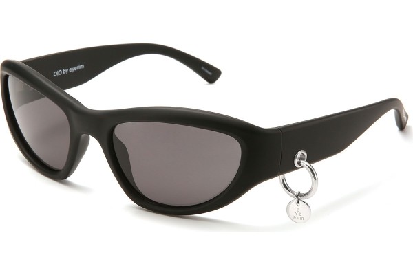 Ochelari de soare OiO by eyerim Meteor Matte Black Grey Lentilă unică | Shield Negri