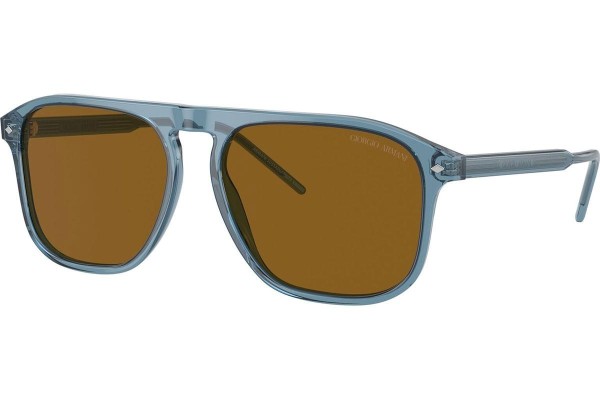 Ochelari de soare Giorgio Armani AR8212 607133 Flat Top Albaștri