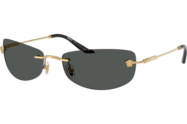 Ochelari de soare Versace VE2279 100287 Dreptunghiulari Aurii