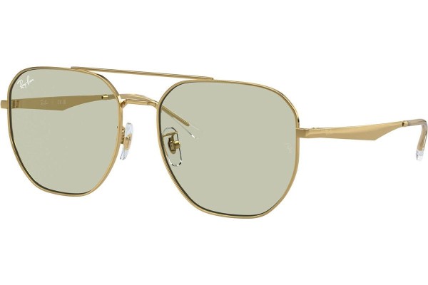 Ochelari de soare Ray-Ban RB3724D 001/2 Dreptunghiulari Aurii