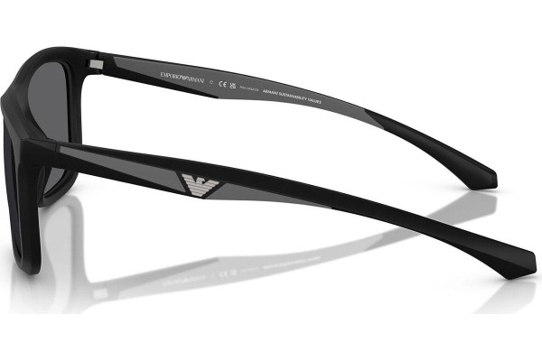 Ochelari de soare Emporio Armani EA4234U 5001T3 Polarized Pătrați Negri