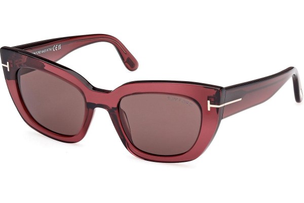 Ochelari de soare Tom Ford Athena FT1190 69E Cat Eye Roșii