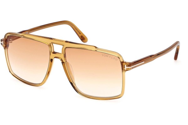 Ochelari de soare Tom Ford Kemp FT1177 39F Pătrați Galbeni