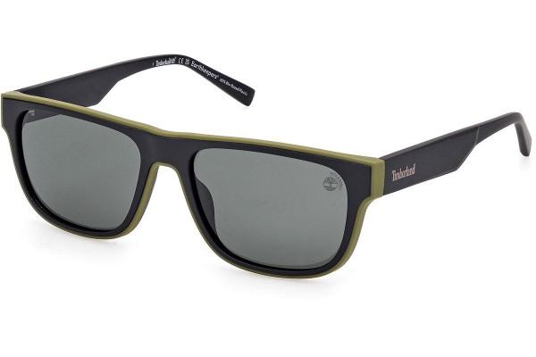 Ochelari de soare Timberland TB00025 02R Polarized Pătrați Negri