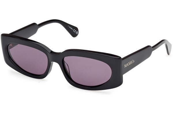 Ochelari de soare Max&Co. MO0114 01A Dreptunghiulari Negri