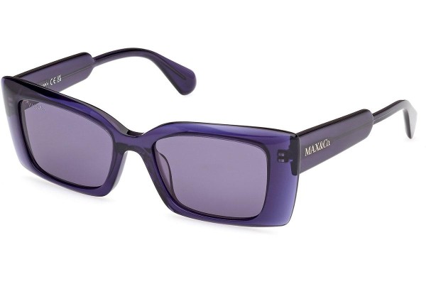 Ochelari de soare Max&Co. MO0117 90V Cat Eye Albaștri