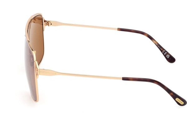 Ochelari de soare Tom Ford Zappa FT1173 30E Pătrați Aurii