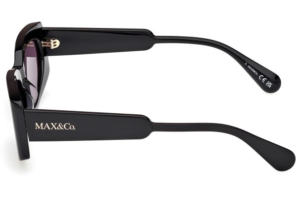 Ochelari de soare Max&Co. MO0114 01A Dreptunghiulari Negri