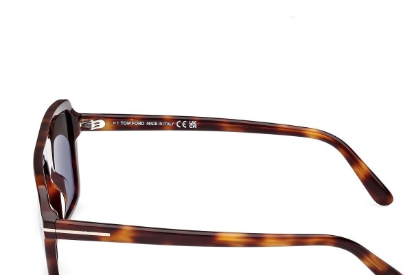 Ochelari de soare Tom Ford Vincent FT1176 53N Pătrați Havana