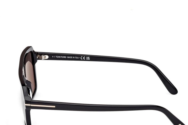 Ochelari de soare Tom Ford Vincent FT1176 01A Pătrați Negri