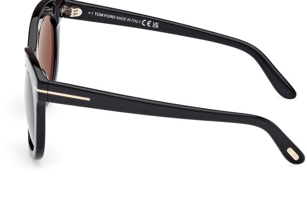 Ochelari de soare Tom Ford Odette FT1189 01E Cat Eye Negri