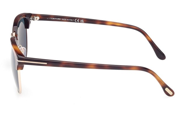 Ochelari de soare Tom Ford Henry FT0248 53V Browline Havana