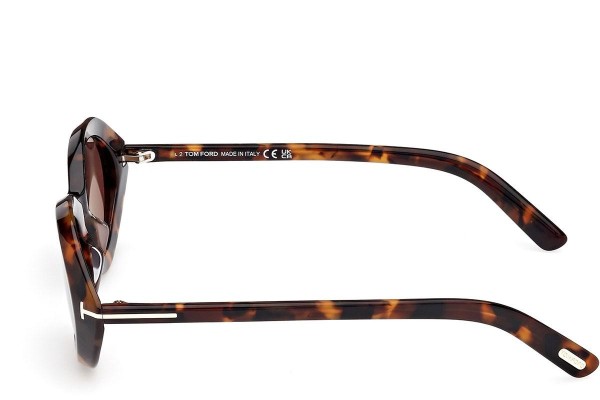 Ochelari de soare Tom Ford Carmen FT1186 52E Ovali Havana