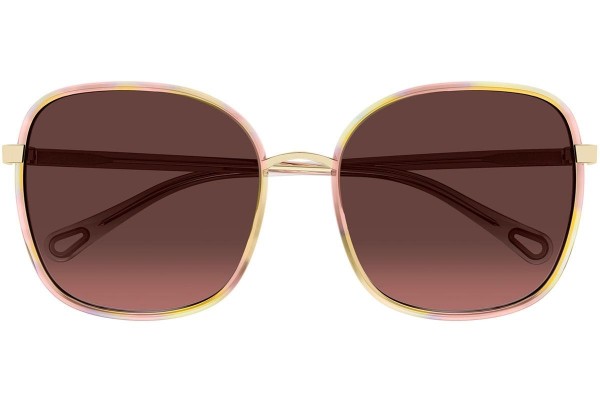 Ochelari de soare Chloe CH0031S 014 Pătrați Roz