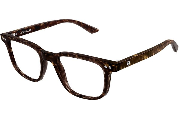 Ochelari Mont Blanc MB0256O 010 Dreptunghiulari Havana