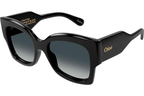 Ochelari de soare Chloe CH0252S 001 Pătrați Negri