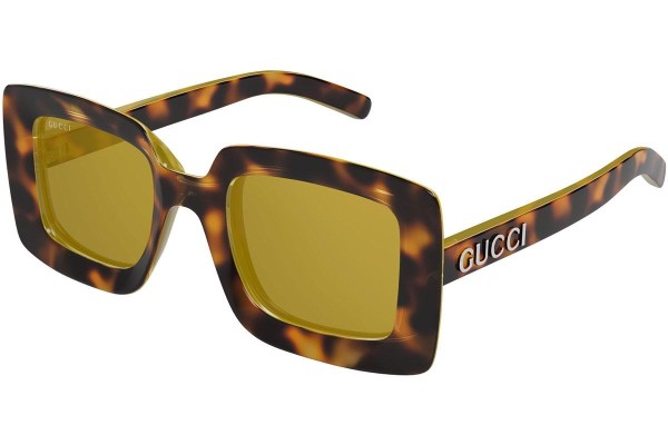 Ochelari de soare Gucci GG1718S 002 Pătrați Havana