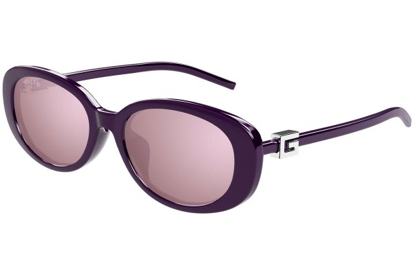 Ochelari de soare Gucci GG1684SA 005 Ovali Violeți