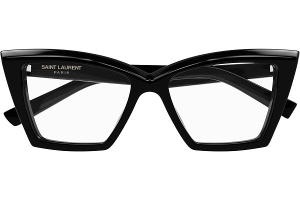 Ochelari Saint Laurent SL657OPT 001 Cat Eye Negri