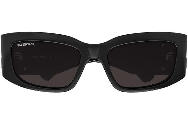 Ochelari de soare Balenciaga BB0360S 001 Dreptunghiulari Negri