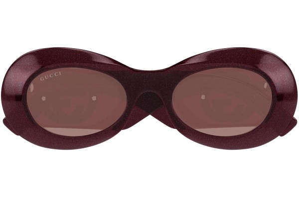 Ochelari de soare Gucci GG1696S 003 Ovali Violeți