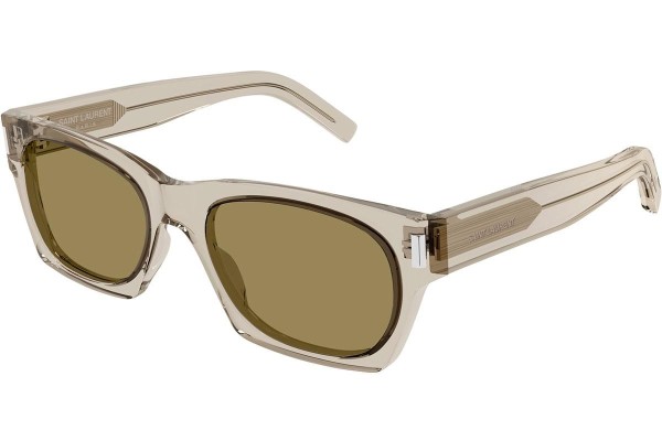 Ochelari de soare Saint Laurent SL402 018 Pătrați Bej