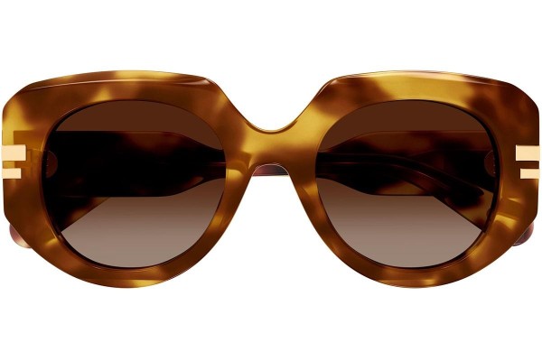 Ochelari de soare Chloe CH0257S 002 Rotunzi Havana