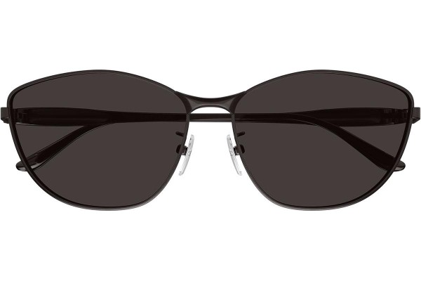 Ochelari de soare Balenciaga BB0358SK 001 Cat Eye Gri