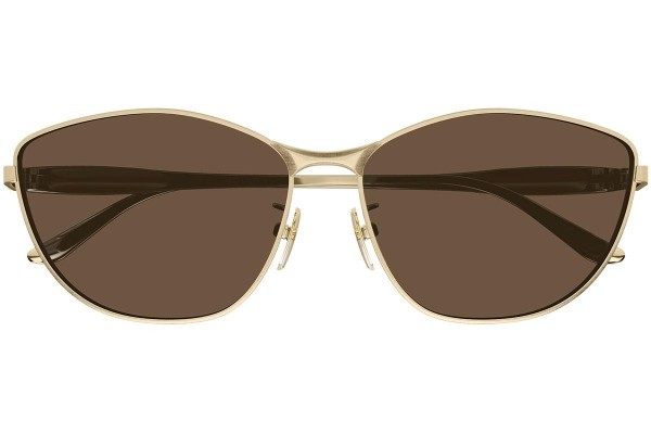 Ochelari de soare Balenciaga BB0358SK 003 Cat Eye Aurii