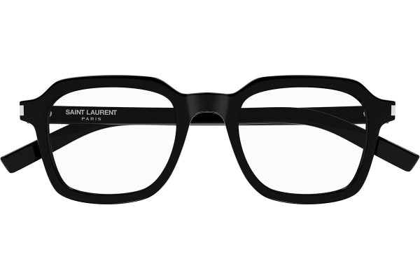 Ochelari Saint Laurent SL715SLIMOPT 001 Pătrați Negri