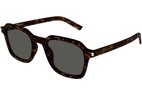 Ochelari de soare Saint Laurent SL715SLIM 002 Pătrați Havana