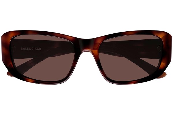 Ochelari de soare Balenciaga BB0365S 003 Pătrați Havana