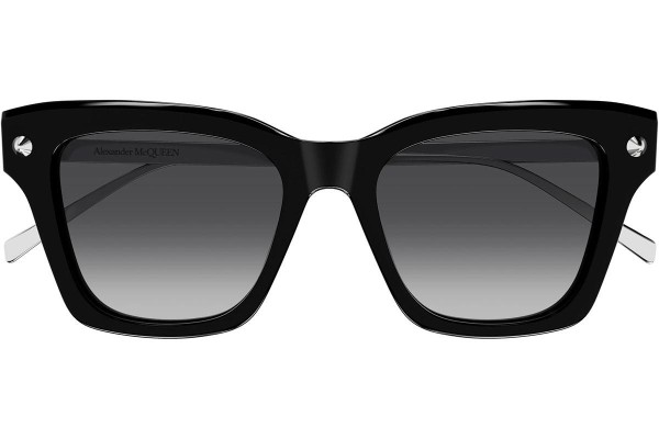 Ochelari de soare Alexander McQueen AM0483S 001 Pătrați Negri