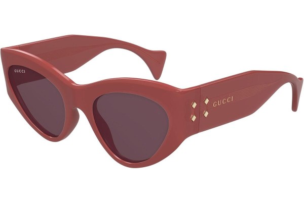 Ochelari de soare Gucci GG1704S 003 Cat Eye Roz