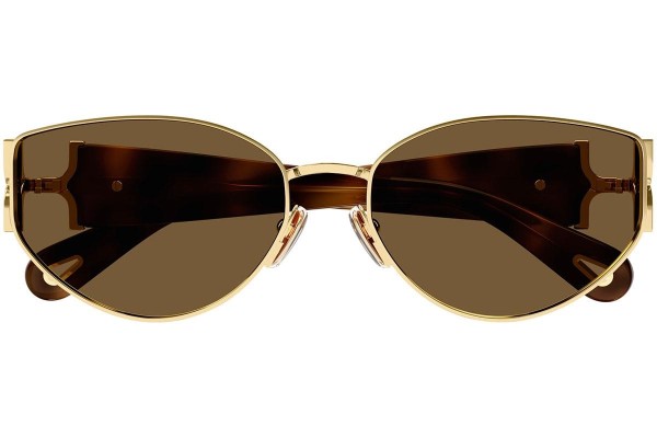 Ochelari de soare Chloe CH0260S 002 Cat Eye Aurii