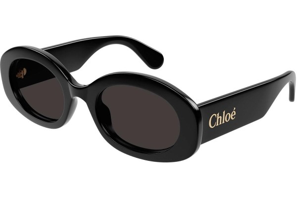 Ochelari de soare Chloe CH0258S 001 Ovali Negri