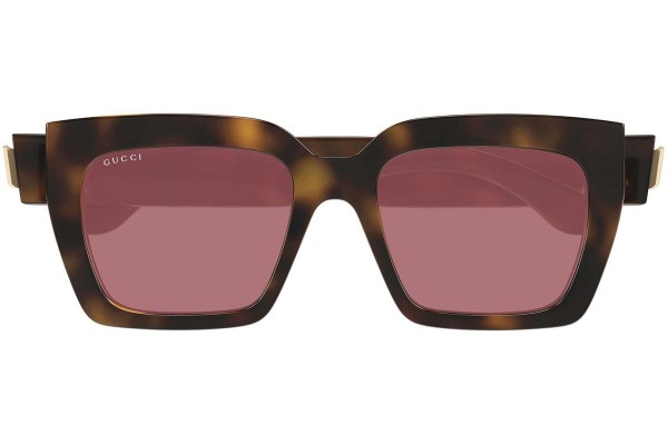 Ochelari de soare Gucci GG1689S 002 Pătrați Havana