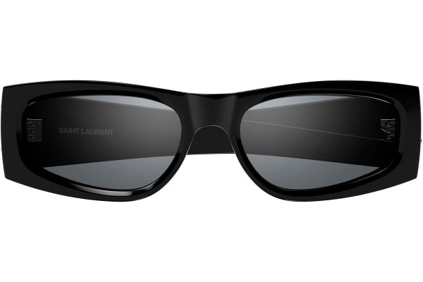 Ochelari de soare Saint Laurent SLM140 002 Ovali Negri