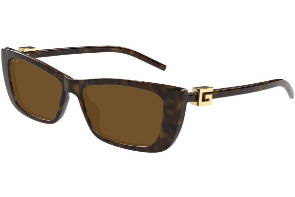 Ochelari de soare Gucci GG1681S 004 Cat Eye Havana