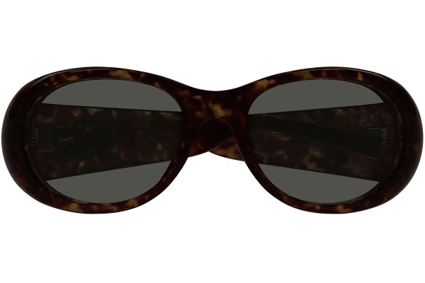 Ochelari de soare Saint Laurent SL736 002 Ovali Havana