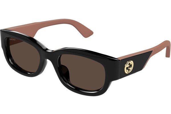 Ochelari de soare Gucci GG1667SK 004 Pătrați Negri