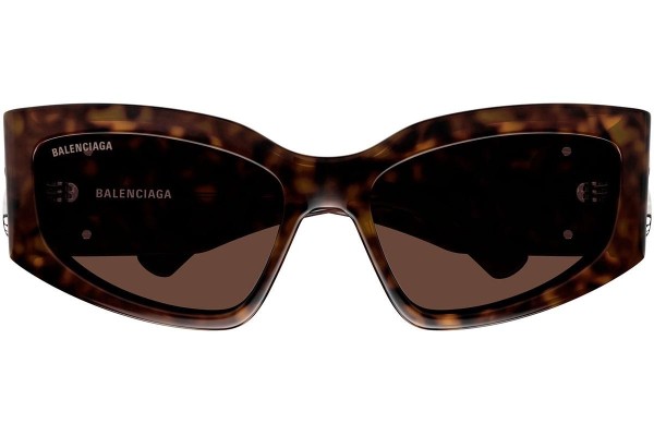 Ochelari de soare Balenciaga BB0321S 008 Dreptunghiulari Havana